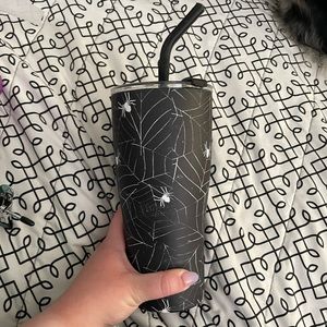 Spiderweb stainless steel insulated tumbler